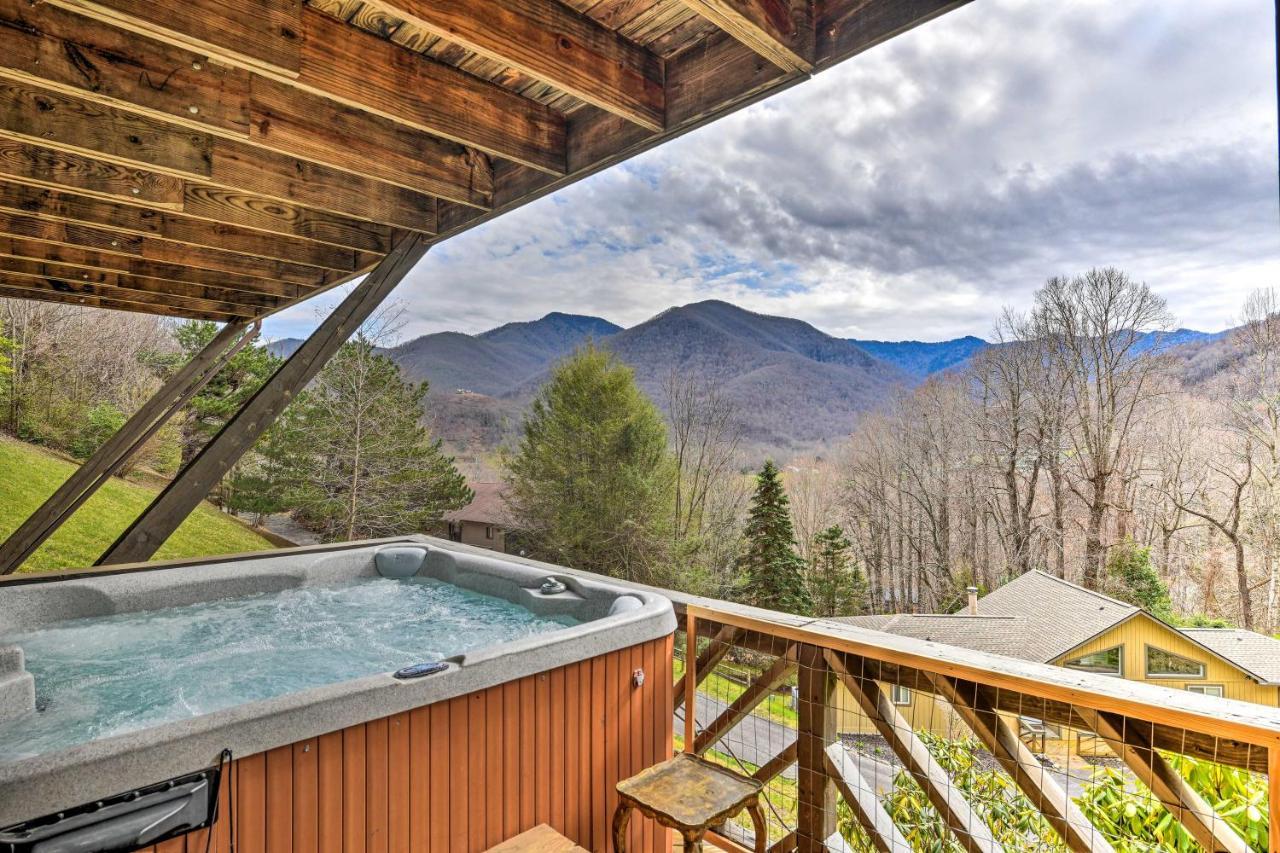 Best Location - Maggie Valley Cabin With Hot Tub! Екстер'єр фото